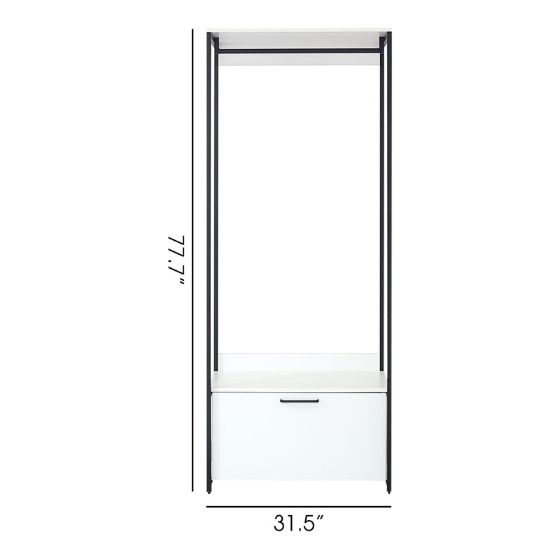 Walk-in en bois et métal