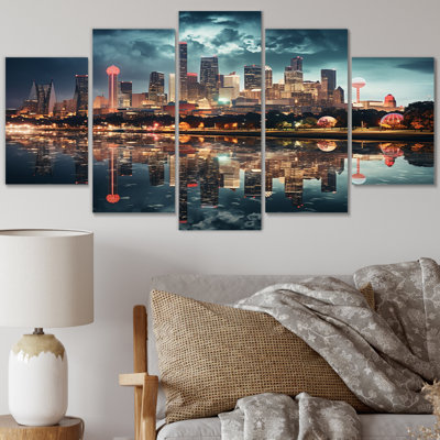 «Dallas Beautiful Cityscape Spot I», 5 pièces