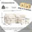 Eugenijus 76.77"W Modular Chenille RAF LAF Sectional-1611425980
