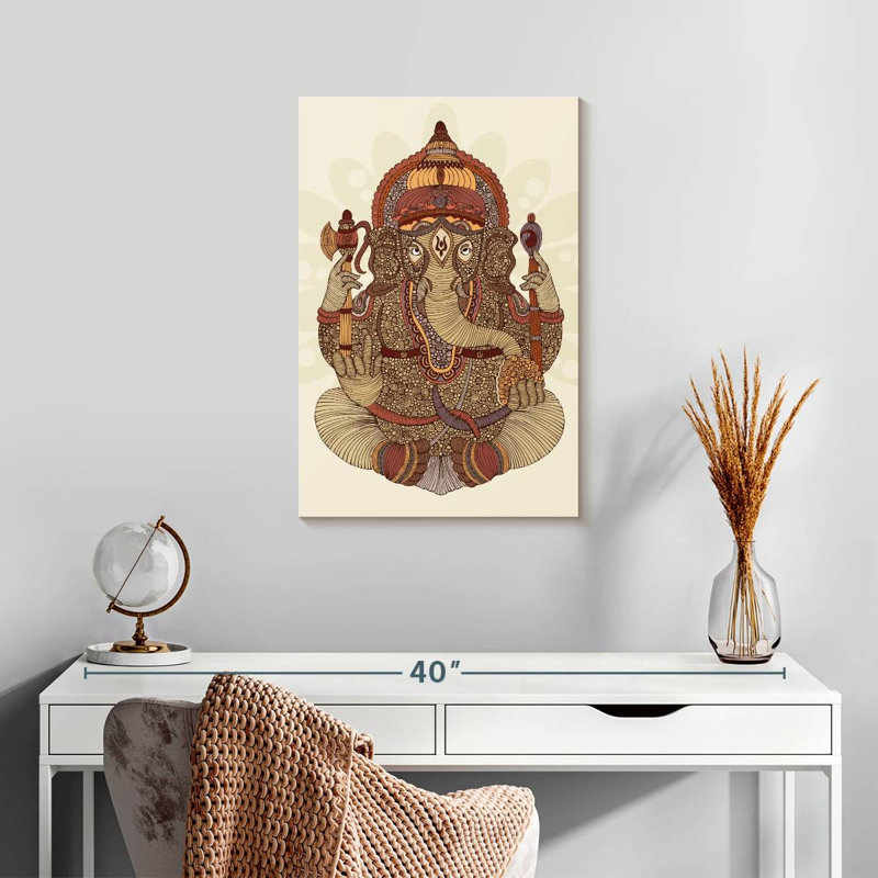Ganesha à motif Adella, H 24 po x l 16 po