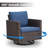 Nazime Outdoor Lounge Chair with Ottoman-1019815991