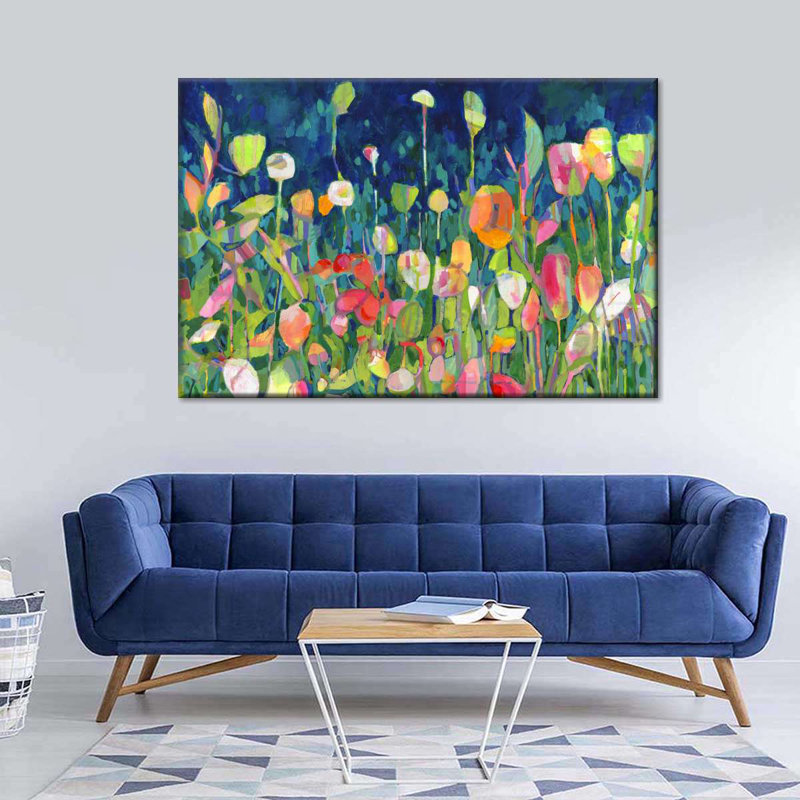 Imaginez un jardin sur toile, H 12 po x l 8 po x P 1 po