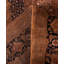 Tapis brun en laine noué à la main Carreon 6 pi 7 po x 9 pi 10 po Carreon