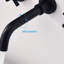 Robinet de lavabo mural noir mat - Rouille - Laiton et matériau de rouille de salle de bain durable-121628140