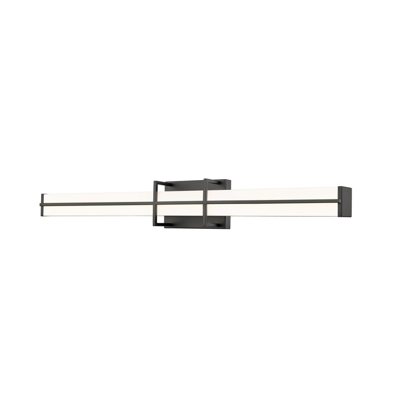 Klowie Dimmable LED Bath Bar, Matte Black