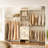 20'' - 96'' W Closet System with Wooden Drawers and Hanging Rods(Cut to Fit)-363493547