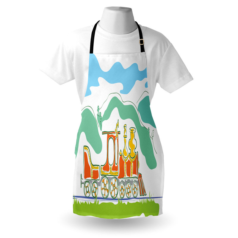 No Pattern Bib Apron