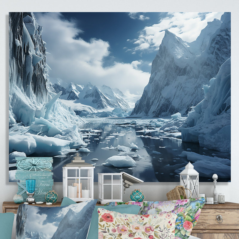 Birute Glacier Glacial Majesty - impression, Toile tendue, H 12 po x l 20 po