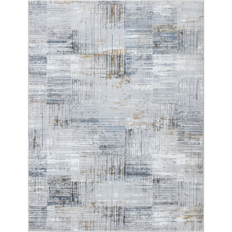 Mihin Geometric Indoor Rug, Rectangle 7'10" x 9'10"