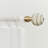 Metal Adjustable 1" Single Curtain Rod-59079012-59079013