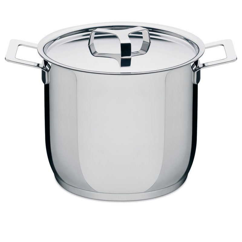 Large Stainless Steel 8" Stockpot with Lid