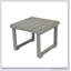 Table d'appoint rustique en bois d'acacia de fabrication durable, parfaite pour la vie en plein air et le divertissement