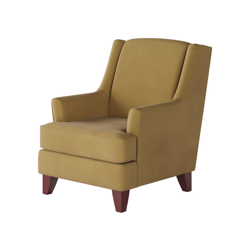 Venton Upholstered Accent Chair, Bella Harvest Polyester