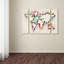 «World Map Paint Splash» par Michael Tompsett, ensemble de 3 impressions sur toile-127519516