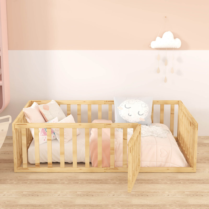Lit simple en bois Fanelle