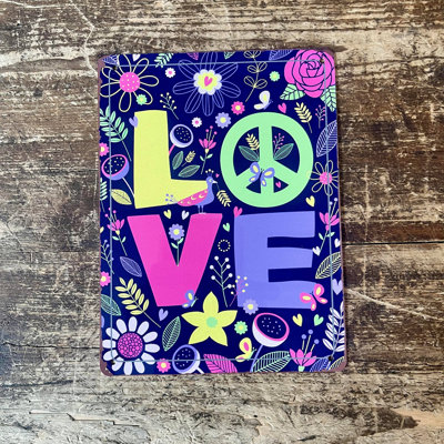 Love Hippy Sixtys - Metal Sign Plaque