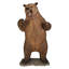 Statue grandeur nature grizzly qui grogne