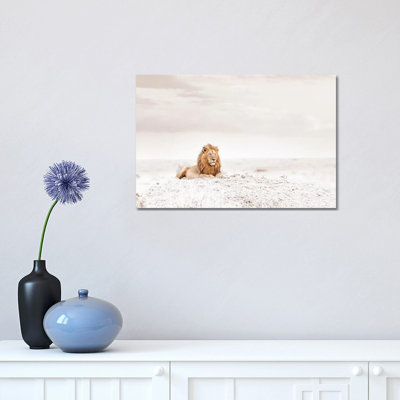 White Lion 1 Piece Wall Art on Canvas
