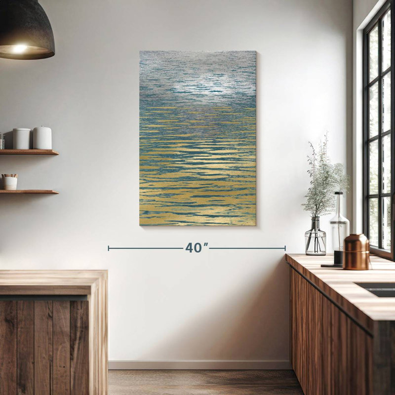 Avery Ocean Current Reflection II, 39" H x 26" W