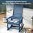 Hdpe Outdoor Rocking Adirondack Chair (Set Of 6)-1935101619