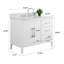Ensemble de meuble-lavabo simple 42 po avec plateau en marbre Chambery-94811314-94811310