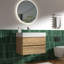Meuble-lavabo mural avec surface solide et 2 tiroirs à fermeture en douceur-330642044-303615347-330642045