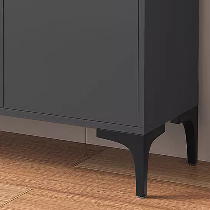 28 Pair Shoe Storage Cabinet, Dark Gray