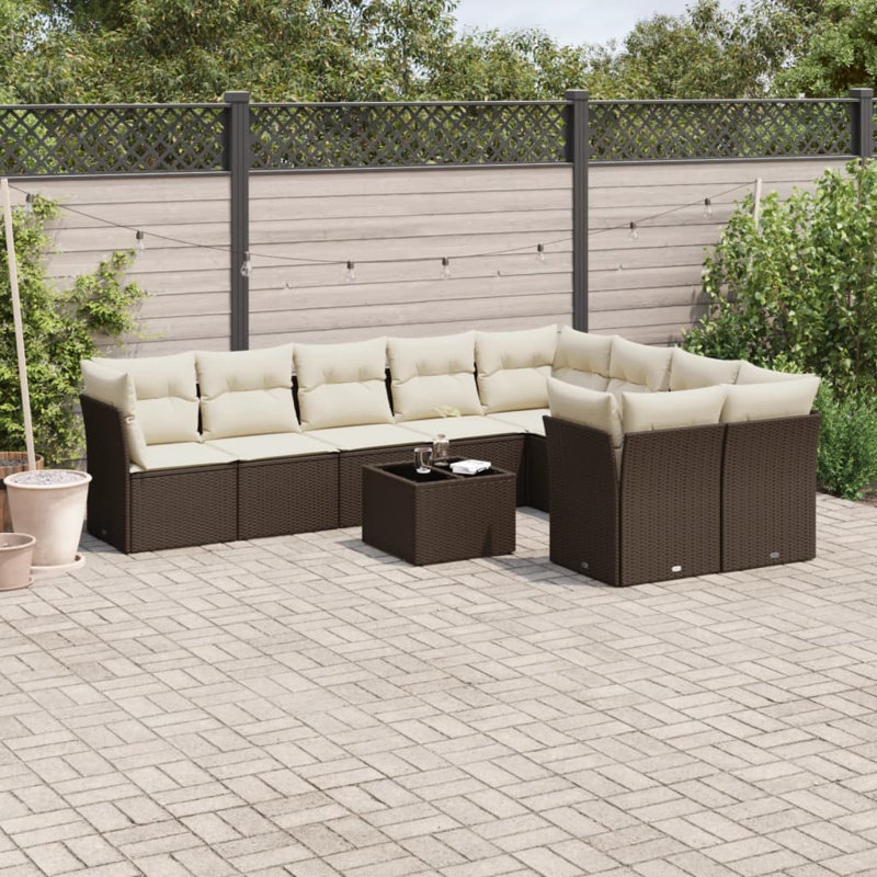 Ensemble de canapé de jardin Vidaxl