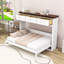 Twin Three Drawers Wooden Murphy Bed with Slats