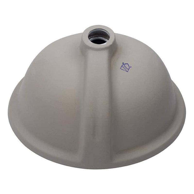 Dcolora 16'' White Ceramic Oval Bathroom Sink with Overflow