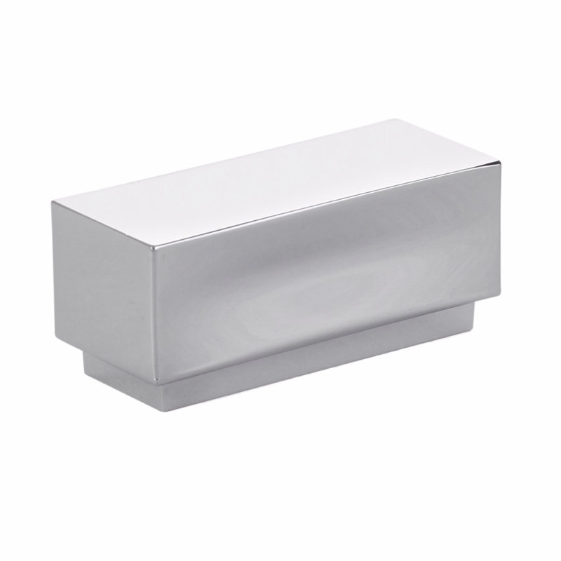 Cinder Rectangular Knob, Oil Rubbed Bronze, 2.25''