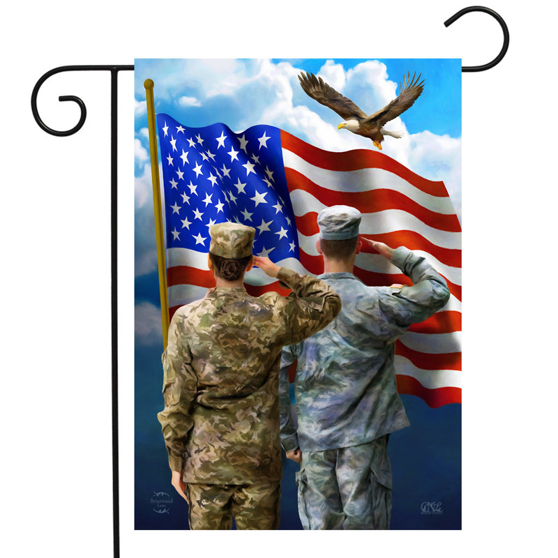 Drapeau de jardin America's Heroes