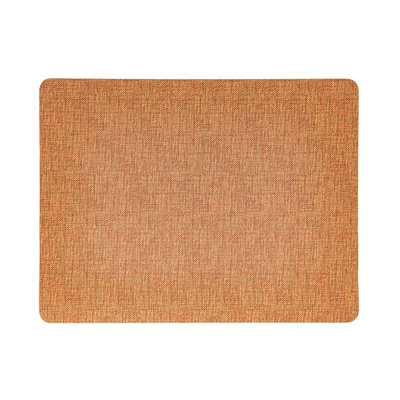 Frieling Novotela Luxe Rectangular Placemat, Autumn, 16.5" X 12.5", Set Of 6 In Orange