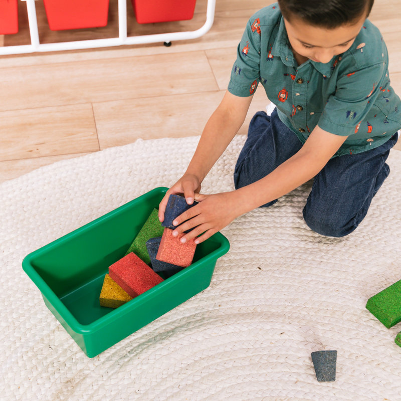 Primary Color Modular Kids Storage Rack with 12 Bins