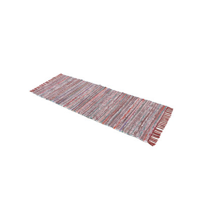 Chindi Hand Woven Kilim Red Rug