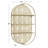 Metal Oval 3 Level Geometric Wall Shelf with Arch Pattern