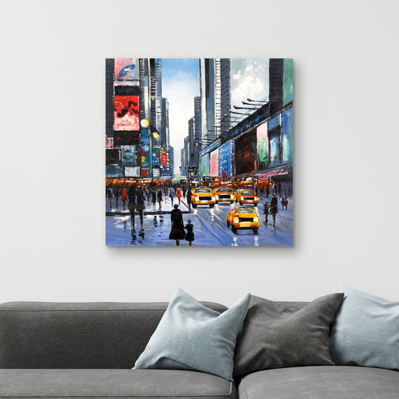 Peak hour - 32"x32" art on canvas