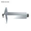 4" Metal Square Shower Arm ,Chrome