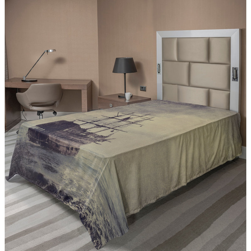 Drap plat Ambesonne, Drap plat pour lit simple TG