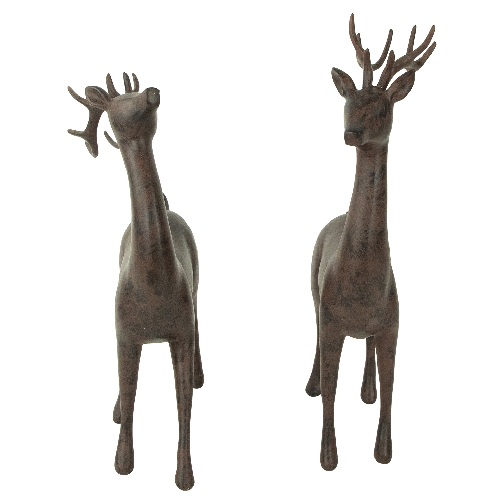 Northlight Seasonal 2 Piece Deer Christmas Decoration Accent Set