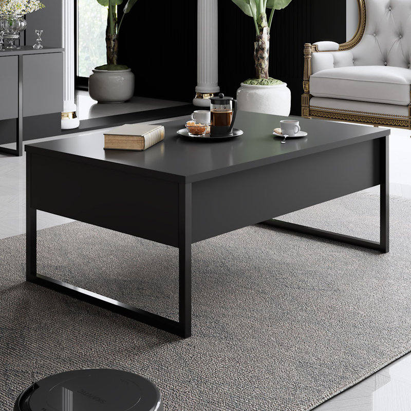 Tahana Sled Coffee Table, Black