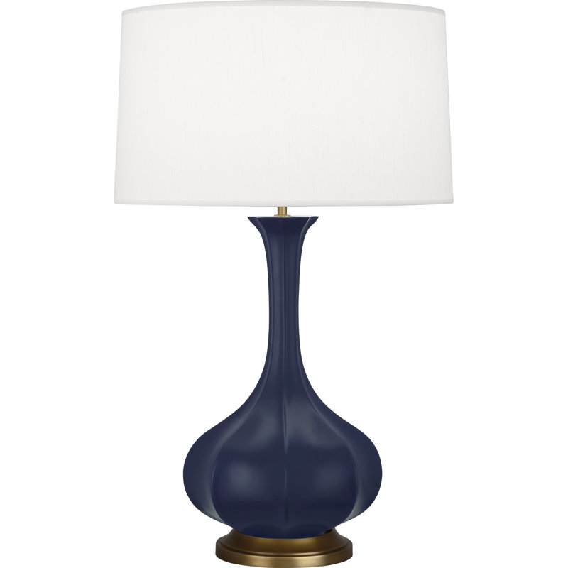 Pike Table Lamp, Matte Midnight Blue