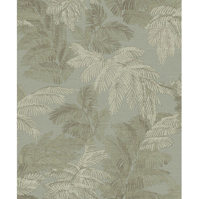 Italian Style Palm Leaf Design Wallpaper Roll