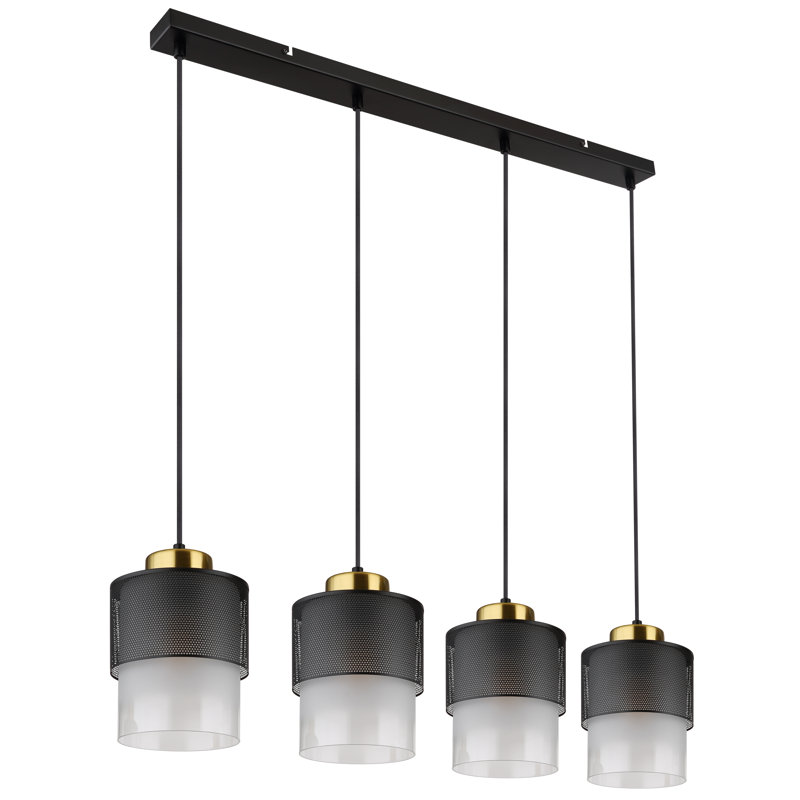 Balzourt 4 - Light Matte Black Pendant