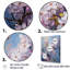 «Lilas mauve et bleu» en fleurs sur toile-520005596-323120025
