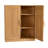 Lula Space-saving Corner Accent Cabinet With Adjustable Shelf-120884759-120884756