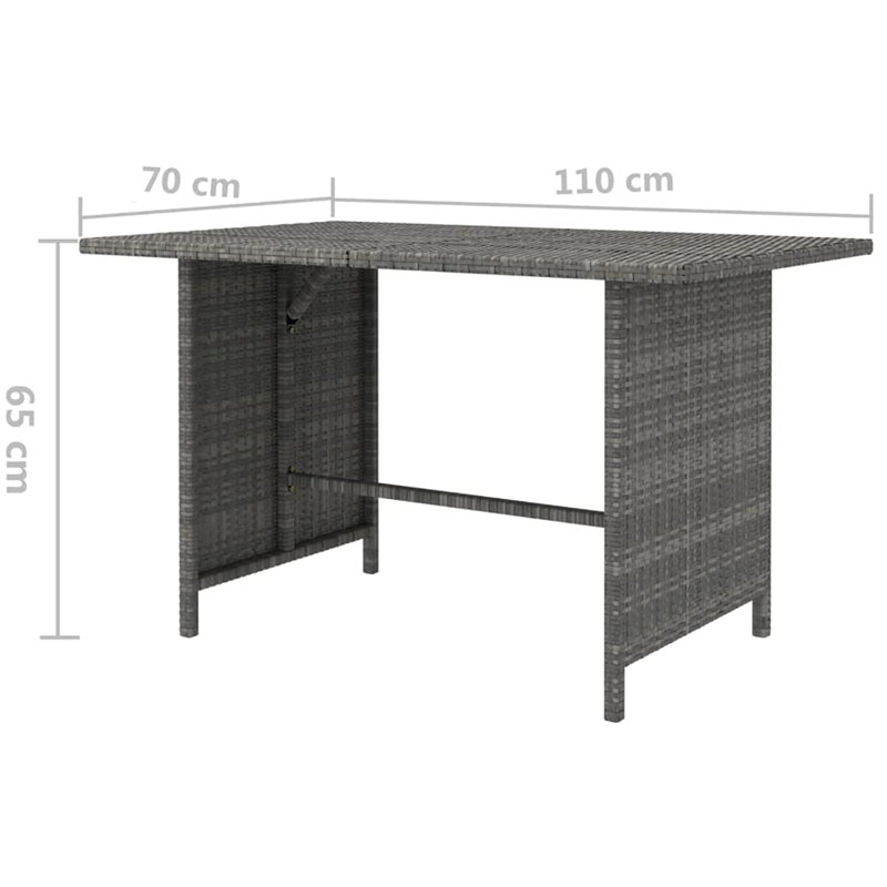 Alessya Rattan' Dining Table