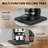 Kitchen Appliance Sliding Tray - Coffee Maker Slider With Rolling Wheels Under Cabinet Countertop Storage Organizer Moving Caddy Extra Wide