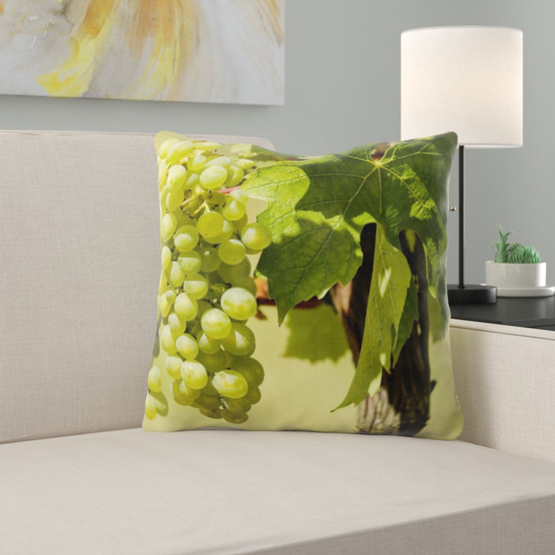 Housse et insert de coussin carré Grapes