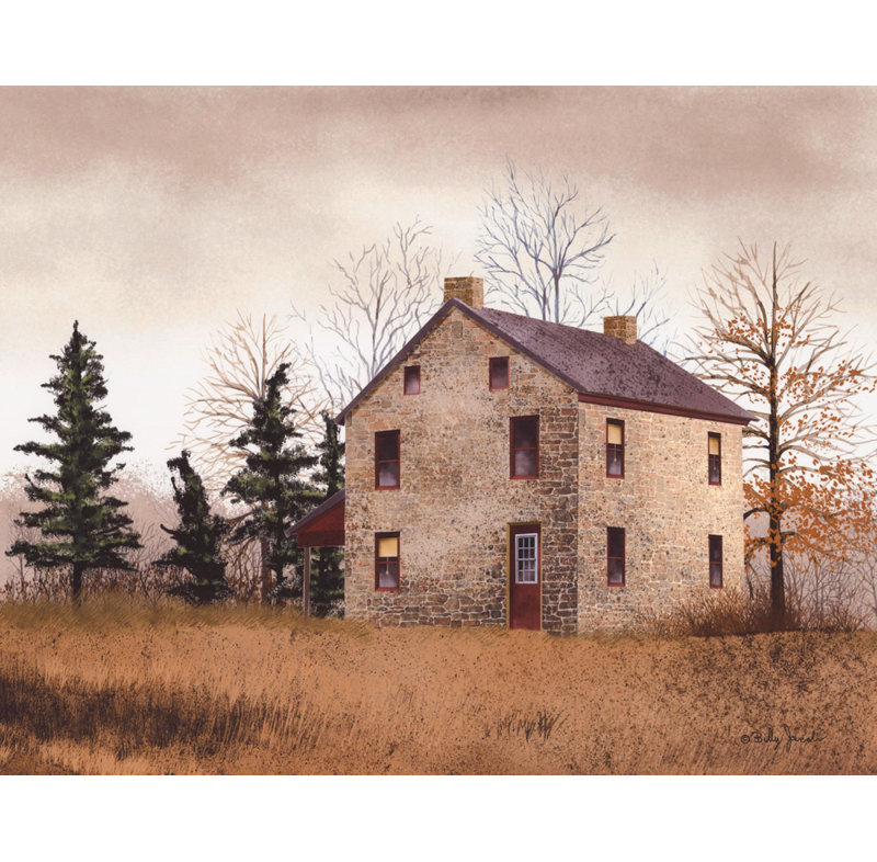 Old Stone House, 14" H x 18" W